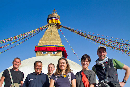 An der Stupa in Bodanath