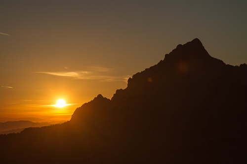 Sonnenuntergang am Monte Sagro