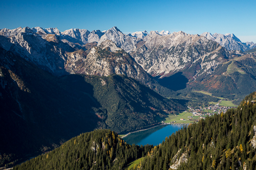 Aussicht über Achensee und Karwendel